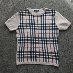 BURBERRY バーバリー チェック ニット 半袖
