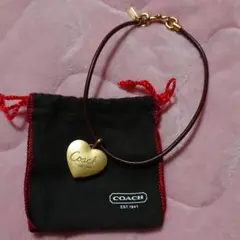 COACH ロケットペンダント ハート ネックレス