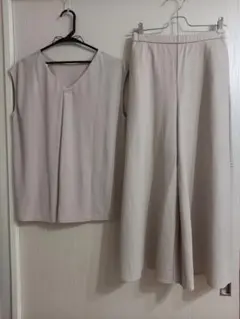 新品　レディース　セットアップ　トップス　スカートパンツ　ガウチョパンツ