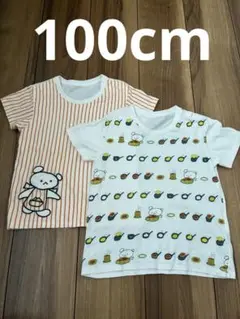 UNIQLO Tシャツ こぐまちゃんホットケーキ柄100cm 2枚セット