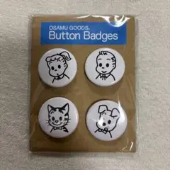 原田治 缶バッジ　オサムグッズ
