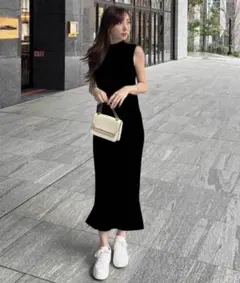 値下げ‼️タグ付き未使用品❗️岡部あゆみさんコラボプチハイストレート　ブラック