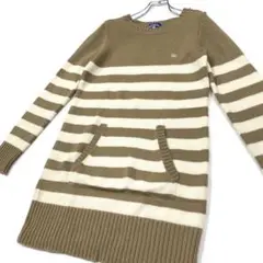 美品 BURBERRY BLUELABEL ニットワンピース レディース38