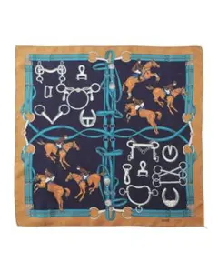 新品 ROPE ロペ リバイバル柄 スカーフ キャメル①