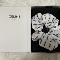 CELINE シュシュ ホワイト ラスト1点