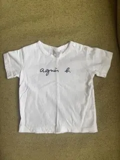 agni's b. ホワイト Tシャツ 男女兼用 80