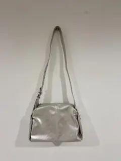 【新品未使用】レイジースーザン シルバー ショルダーバッグ ポーチ付き