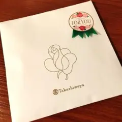 近澤レース【お酒・日本酒】Takahimaya 贈り物用　ハンカチ