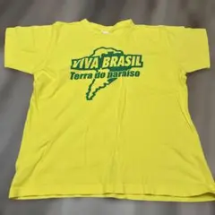 VIVA BRASIL Tシャツ Mサイズ イエロー