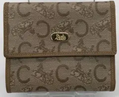 JJ047 CELINE セリーヌ 3つ折り財布 札入れ ブラウン
