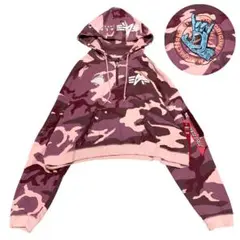 SANTA CRUZ×ALPHA INDUSTRIES コラボパーカー カモフラ