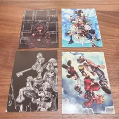 キングダムハーツ　KH アートミュージアム カード ×4