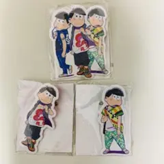 おそ松さんTGC ペーパーダイカットバッジ　兄松セット　おそ松　カラ松　チョロ松