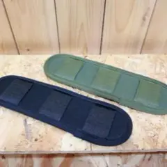 【カーキ】ショルダーパッド 肩パット 細め 2個 ブラック バック 保護 仕事
