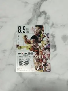 RIZIN ポテトスティック ポスターカード No09