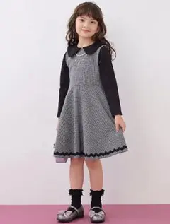 新品メゾピアノ☆襟つきワンピース