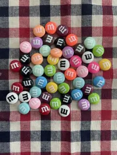 M&M's風デコレーションパーツ約50個