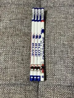 サムライブルー鉛筆4本u0026メモ帳1冊セット