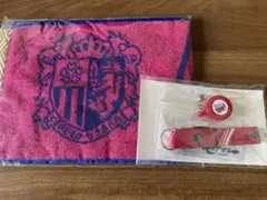 セレッソ大阪 ファンクラブ入会特典 マフラータオルとICカードケース