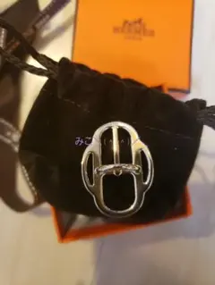 新品未使用 エルメス ツイリーリング スカーフリング 《ミニ・バックル》