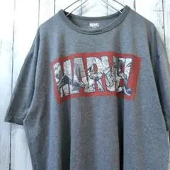 MARVEL マーベル アメコミ ロゴ ビッグサイズ Tシャツ XL 古着