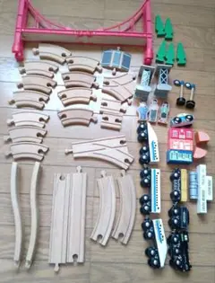 木製　イマジナリウムトレイン　鉄道　ジャンク