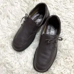 美品　エコー　ecco SOFT スニーカー　レザー　ブラウン　23cm