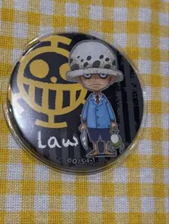ワンピース 輩缶バッジ YELLOW トラファルガー・ロー 幼少期