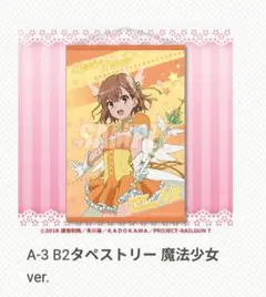とある科学の超電磁砲 御坂美琴 B2タペストリー 魔法少女 缶バッジ 誕生日記念