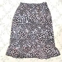 ギャラリービスコンティ 花柄シフォンスカート フリル 2