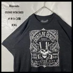 バンドtシャツ　ブラバド　ガンズアンドローゼズ　灰グレー　メキシコ製　ビンテージ