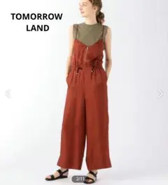 TOMORROW LAND ジップアップサロペット