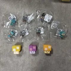マインクラフト　ラバぷちマスコット　キノコソフビおまけ
