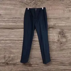 美品 ジャーナルスタンダード スラックス ネイビー ストライプ ウエストボタン