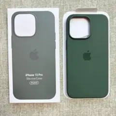 新品未使用· iPhone 13 Pro シリコンケース ダークグリーン