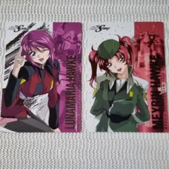 ルナマリア・ホーク&メイリン・ホーク イラストカードセット