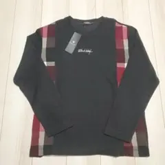 【新品・未使用】ブラックレーベル クレストブリッジ ニット カットソー 黒 L