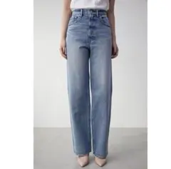 AZUL by moussy ハイウエストデニムワイドⅣ