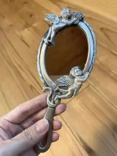 アンティーク　天使　エンジェル　手鏡