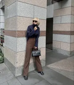 クラネ SLIM STRAIGHT PRESS PANTS