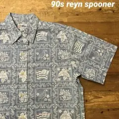 90s reyn spooner レインスプーナー ラハイナセーラー アロハ