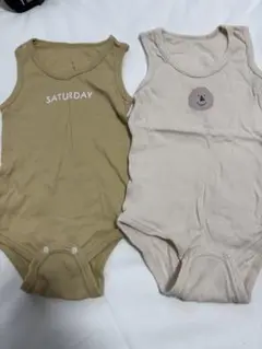 綿100ベビー肌着 80サイズ 2枚セット