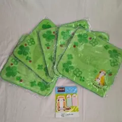 RASCAL タオルハンカチ 5枚セット クローバー柄
