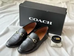 COACH HALEY LEATHER LOAFER
