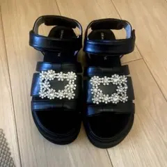 オリエンタルトラフィックビジューサンダル