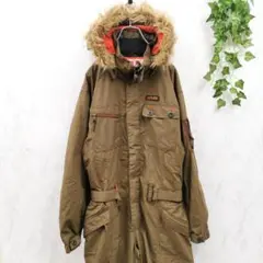 エクスニクス つなぎ ツナギ服 スキー スノボ ウェア ストライプ L