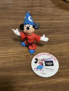 ミッキーマウス 魔法使いの弟子 キーホルダー 缶バッジ まとめ売り