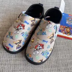 残りわずか　値下げ中　パウパトロール　モックシューズ　18㎝ ベージュ　1