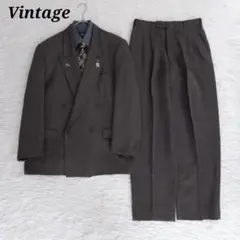 80s-90s スーツ ダブル セットアップ 成人式 卒業式 ヴィンテージ