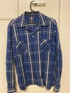 RATS ラッツ チェックシャツ Mサイズ BLUE